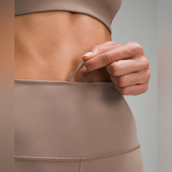 Lululemon Wunder Train High-Rise Tight with Pockets 25" Taupetastic Size 14 - Picture 3 of 6